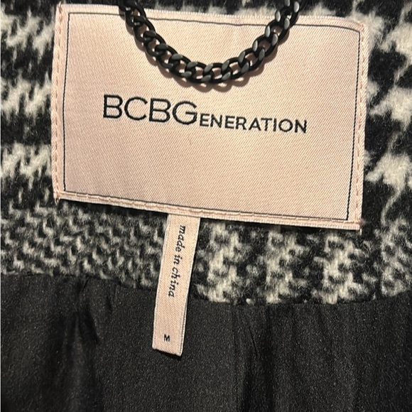 BCBGeneration Black and White Plaid Blazer - Picture 2 of 3